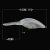 Shelt 15 Pcs Unpainted Fishing Deep Diving Crankbaits Hard Lures view 3