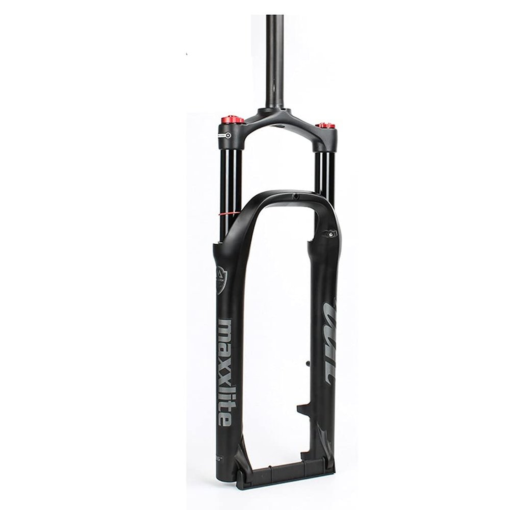 Jejy Snow Beach XC Mountain Bicycle 26 X 4.0 Inch Bike Tire Air Fat Fork Suspension 135mm Travel Travel Inner Diameter: 34mm (Color : Black, Size : 26)