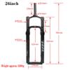 Jejy Snow Beach XC Mountain Bicycle 26 X 4.0 Inch Bike Tire Air Fat Fork Suspension 135mm Travel Travel Inner Diameter: 34mm (Color : Black, Size : 26) view 2