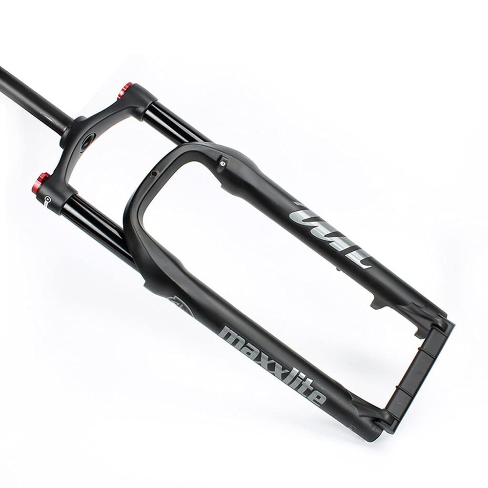 Jejy 26 X 4.0 Inch Bicycle Tire Fat Suspension Front Fork Fit Snow Beach XC Mountain Bike Aluminum Alloy Air Spacing Hub 135mm (Color : Blue, Size : 26)