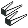 FEBRONG Skateboard Accessories Solid Stool BracketChair Leg Bracket Iron Shoe Changing Foot General-Black view 1