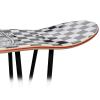 FEBRONG Skateboard Accessories Solid Stool BracketChair Leg Bracket Iron Shoe Changing Foot General-Black view 2