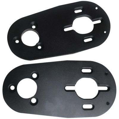 FEBRONG Skateboard Accessories Single Motor Mount Bracket Parts for 6368 DIY Electric Skate Board Pulley Parts-Black
