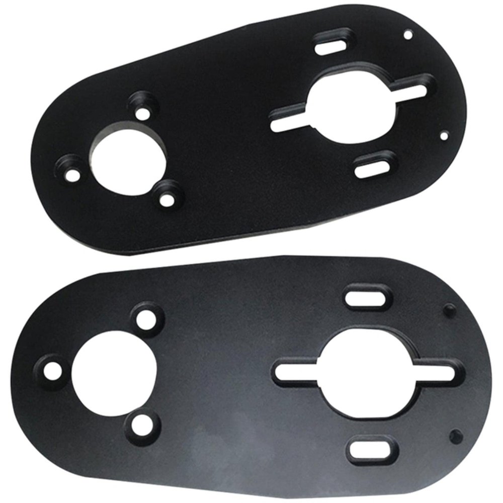 FEBRONG Skateboard Accessories Single Motor Mount Bracket Parts for 6368 DIY Electric Skate Board Pulley Parts-Black
