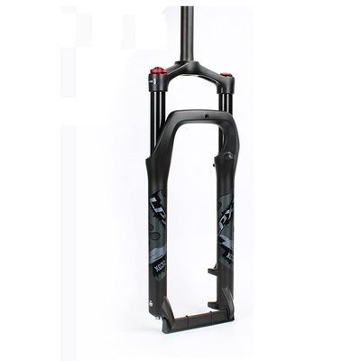 Jejy 20 Inch 26 Inch Snow Beach XC Mountain Bicycle Fat Front Fork, Aluminum Alloy Ultralight Air Fork 20" X 4" Fat Tire MTB (Color : Grey Label, Size : 20)