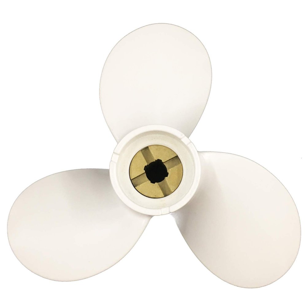 Yoofosun Boat Propeller 9x7 1/2 Fit for Yamaha Engine Aluminum 3 Blade 6A/B/8A/B Prop OEM No 655-45943-00-EL RH, 9x7.5