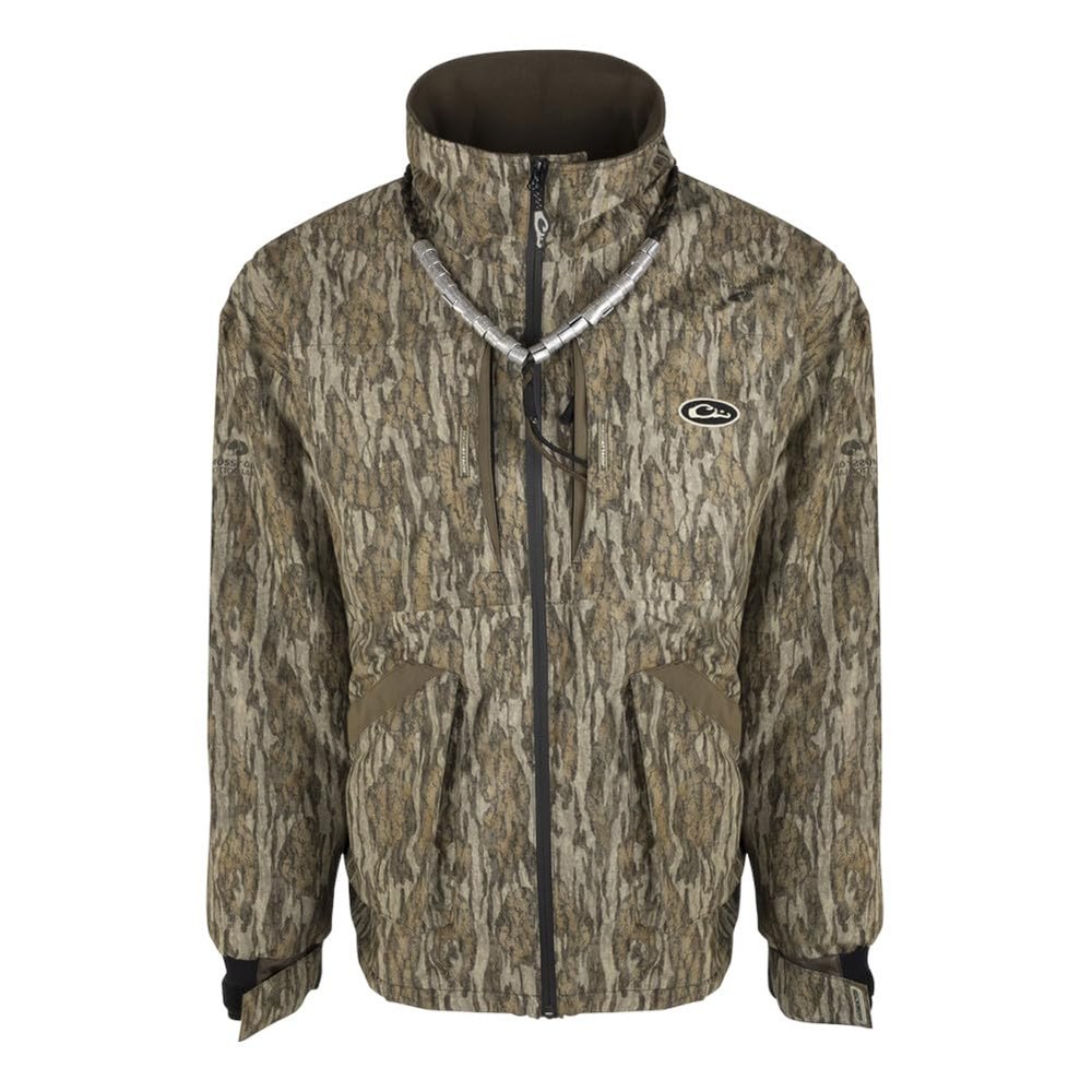 Drake Refuge 3.0 Fleece-Lined Full Zip, Color: Bottomland, Size: S (DW1010-006-1)