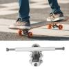FEBRONG Skateboard Accessories 6inch Bracket Base Surfing Bridge Steering Shock Absorber Racks-Silver view 3