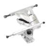 FEBRONG Skateboard Accessories 6inch Bracket Base Surfing Bridge Steering Shock Absorber Racks-Silver view 4
