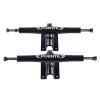 FEBRONG Skateboard Accessories 2Pcs Generic 7 Inch Bracket Truck Shock Resistant Trucks Parts-Black view 2