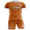 ORKY Custom Men Soccer Jersey with Short, Women Personalized Name Number Sport Shirt, Boys Girls Training Uniform Full Kit(Orange 150cm) view 1