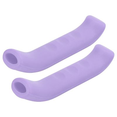 Brake Handle Lever Cover, 1 Pair Silicone Bike Brake Handle Sleeves Brake Lever Protection Cover for MTB Road Bike(Purple)