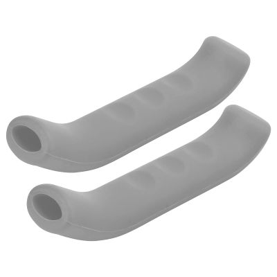 Brake Handle Lever Cover, 1 Pair Silicone Bike Brake Handle Sleeves Brake Lever Cover for MTB Road Bike(Grey)