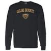 AL03 - Oakland University Golden Grizzlies Arch Logo Long Sleeve T Shirt - X-Large - Black view 1