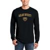 AL03 - Oakland University Golden Grizzlies Arch Logo Long Sleeve T Shirt - X-Large - Black view 2