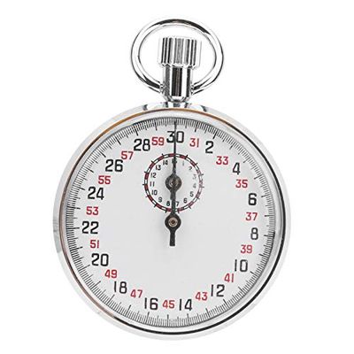 Mechanical Stopwatch Handheld Mechanical Stopwatch Sports Chronograph Running Timer Round Stopwatch Running Timer for Sports,Competitions,Games