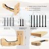 TWO STONES Surfboard Racks for The Wall, Surfboard Rack Hanger Works as a Shortboard, Skimboard & Longboard Hanger or Stand Indoor or Outdoor view 2