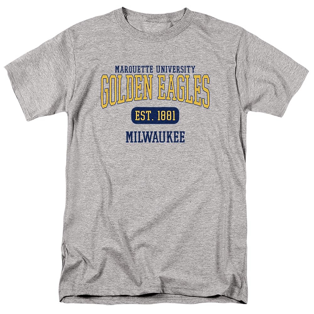 Marquette University Official Est. Date Unisex Adult T-Shirt, Est. Date, 5X-Large