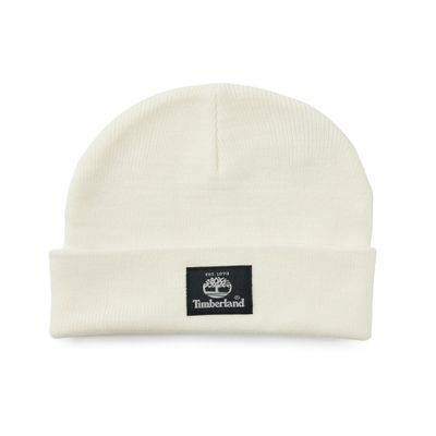 Timberland Short Watch Cap, Cream, One Size