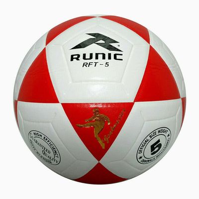 Runic RFT5 Soccer Ball Goal Master Size 5 Red White