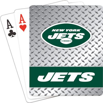 Pro Specialties Group NFL New York Jets Diamond Plate Playing Cards