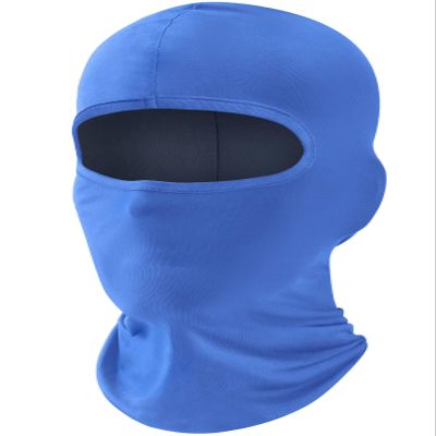 Fuinloth Balaclava Face Mask, Summer Cooling Neck Gaiter, UV Protector Motorcycle Ski Scarf for Men/Women Sky Blue