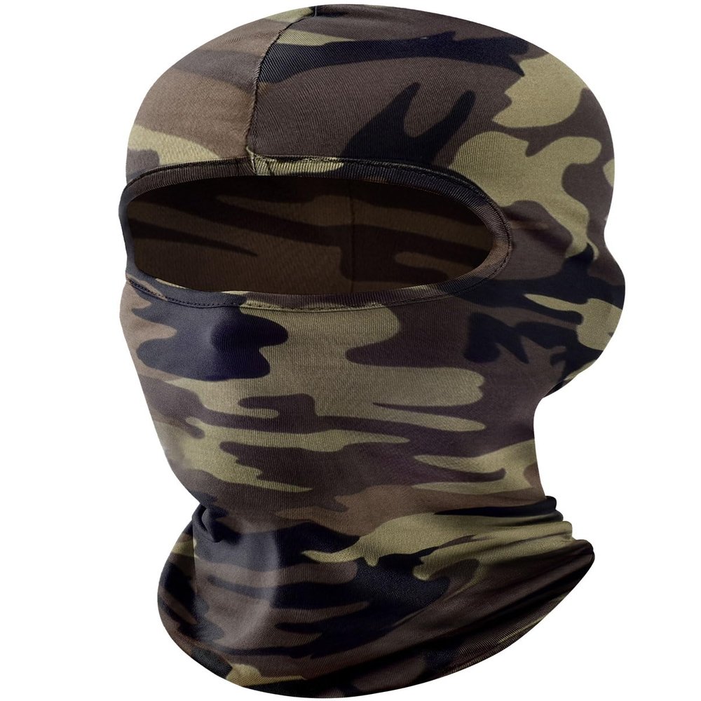 Fuinloth Balaclava Ski Mask, Motorcycle Cold Winter Scarf Windproof Warmth Neck Gaiter for Men/Women Camouflage