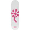 Black Label Flower Power Skateboard Deck -8.25 White/Pink Veneer - (Bundled with Free 1" Hardware Set) view 1