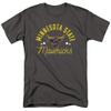 Minnesota State University Mankato Official Mavericks Unisex Adult T-Shirt, Charcoal, 5X-Large view 1
