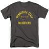 Minnesota State University Mankato Official MSU Mavericks Logo Unisex Adult T-Shirt, Charcoal, 3X-Large view 1