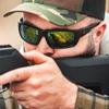Magpul unisex adult Apex Sunglasses Tactical Ballistic Sports Eyewear Shooting Glasses for Men Sunglasses, Violet With Green Mirror (Polarized), One Size US view 2
