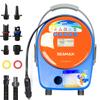 Seamax SUP20Max Double Stage 20PSI Electric Air Pump for Inflatable SUP and Boat, Intelligent Firmware with Built-in Temperature Sensor and Timer view 1