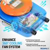 Seamax SUP20Max Double Stage 20PSI Electric Air Pump for Inflatable SUP and Boat, Intelligent Firmware with Built-in Temperature Sensor and Timer view 4