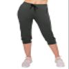 ALWAYS Womens Capri Jogger Sweatpants with Pockets  Super Soft Stretch Lounge Pants, Casual Joggers for Women, Yoga Workout & Daily Wear, Charcoal2 3XL view 2
