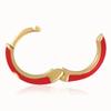 14K Gold Plated Sterling Silver Enamel Color Huggie Hoop Earrings for Women  Wide Range of Vibrant Color Options Available view 4