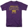 Minnesota State University Mankato Official Est. Date Unisex Adult T-Shirt, Purple, 4X-Large view 1
