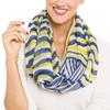 Infinity Scarfs for Women Lightweight Floral Flower Fall Winter Fashion Wrap Shawl (M-INF56-14) view 2