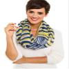 Infinity Scarfs for Women Lightweight Floral Flower Fall Winter Fashion Wrap Shawl (M-INF56-14) view 3