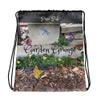 Jungle Pixie Garden Grunge Collection print, Drawstring bag view 1