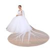 EllieHouse Long Tulle Shoulder Bridal Cape Wedding Veil Cloak Ivory 3M view 1