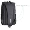 GoRide Sling Single Strap Electric Longboard Skateboard Backpack Bag Carrier with Laptop Holder (Black) view 3
