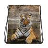 Jungle Pixie Moody Tigress Collection print, Drawstring bag view 1