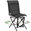 GYMAX Hunting Chair, 360 Degree Swivel Hunting Blind Chair with Carry Handle, 330 lbs Capacity, Comfortable, Waterproof, Portable and Silent Folding Dove Hunting Chair for Blinds (Without Armrest) view 1