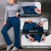 33,000ft Women's Rain Pants, Waterproof Lightweight Breathable Rain Overall Hiking Pants Dark Blue view 4