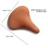 AVASTA Kids Bike Seat Bicycle Saddle for Girls & Boys Waterproof Wide Soft Bike Cushion Dual Shock Absorbing Kids Bike Accessories Fit for 12 14 16 18 20 inch Mountain Road BicycleBrown view 2