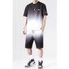 Mens Jogging Suit Set 2 Piece Outfits Shorts Tracksuit Set Running Workout Sport Suits view 3