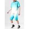 Mens Jogging Suit Set 2 Piece Outfits Shorts Tracksuit Set Running Workout Sport Suits view 3