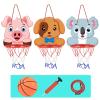 Basketball Rim Children's Wall-Mounted Basketball Hoop is Easy to Fold, No Need to Punch, Indoor Swimming Pool Basketball Board (Color : Koala, Size : Style3) view 2