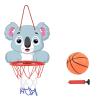 Basketball Rim Children's Wall-Mounted Basketball Hoop is Easy to Fold, No Need to Punch, Indoor Swimming Pool Basketball Board (Color : Koala, Size : Style1) view 1