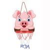 Basketball Rim Children's Cartoon Wall-Mounted Basketball Hoop, Foldable for Easy Storage of Basketball Boards (Size : Style1) view 1